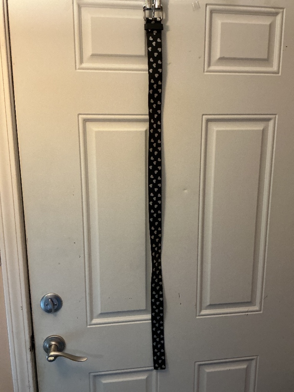 nobo No Boundaries Black and Silver heart belt Size Large